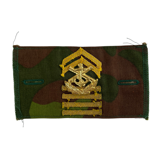 Finnish Navy M91 Camo Single Under Sergeant Rank Cuff Tab