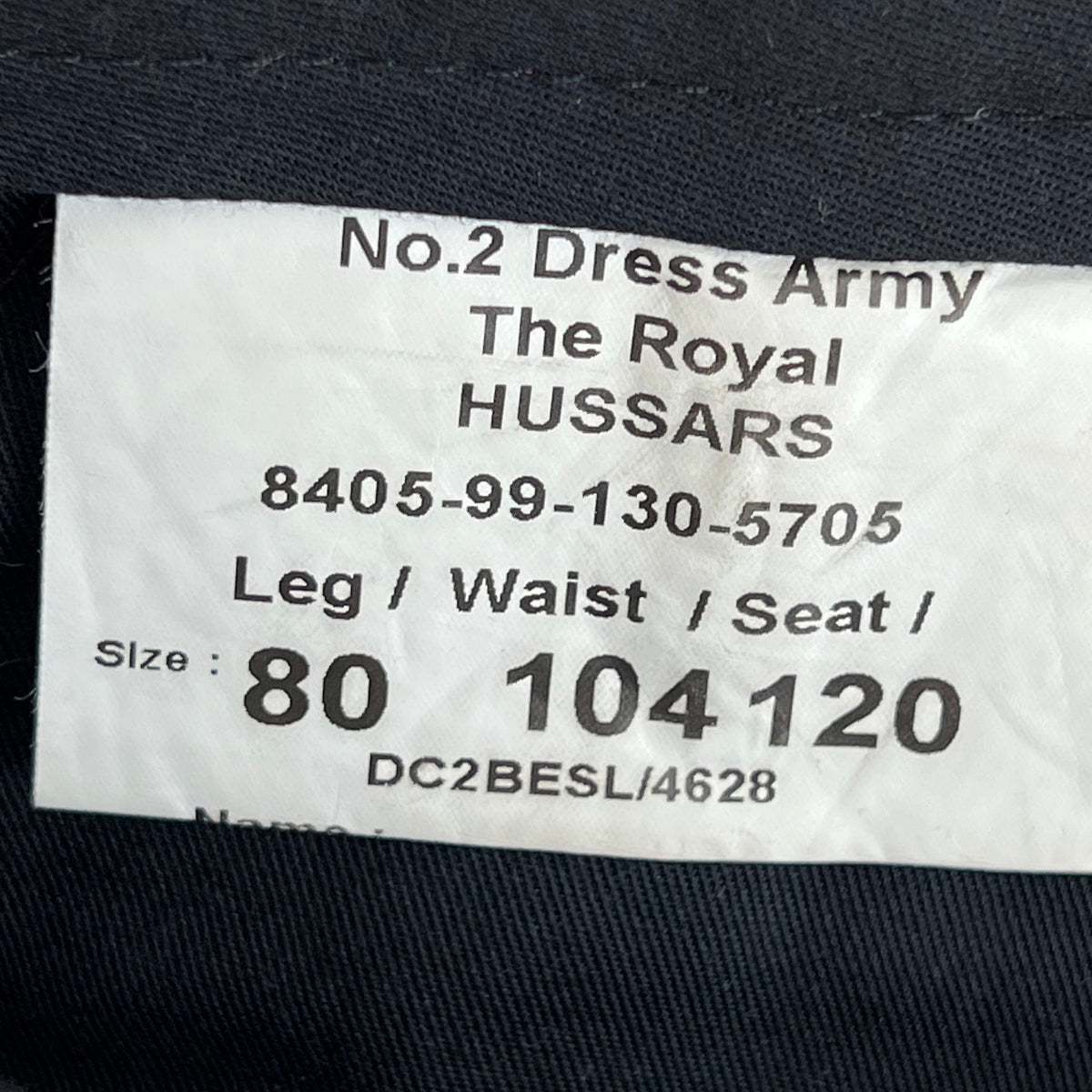 British Army Royal Hussars No. 2 Dress Trousers - W41 L31