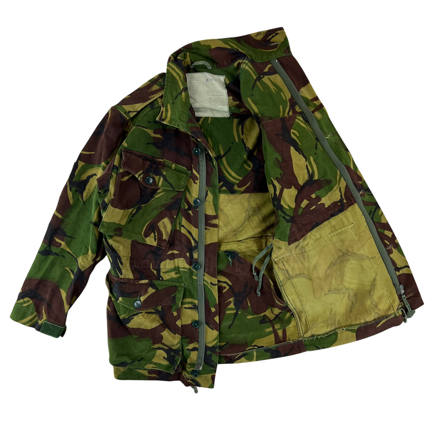 British Army 84 Pattern Woodland DPM Camo Combat Smock - Small 170/88