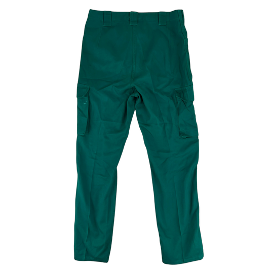 Austrian Army Green Blue Fatigue Trousers - W34 L32