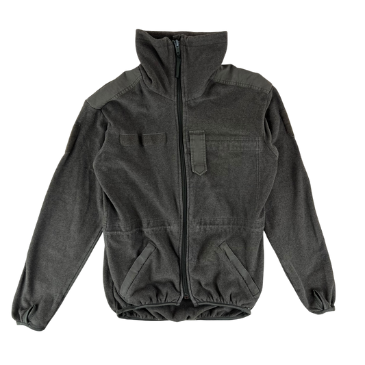 Austrian Army Olive Fleece Cardigan - Small 88-92 III/IV