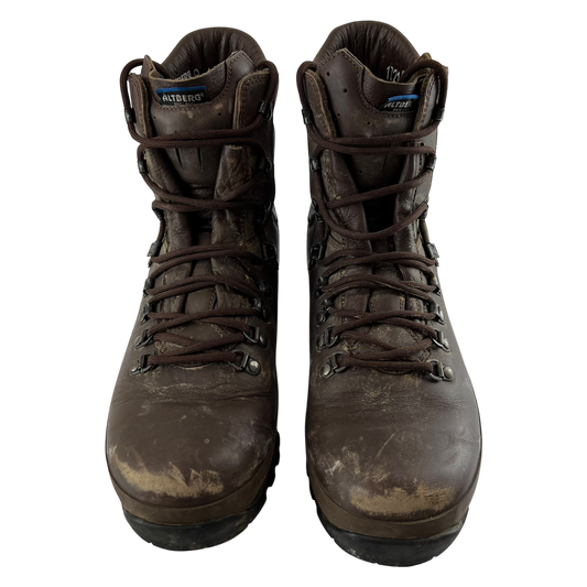 British Army Altberg Defender Brown Combat Boots - Size 9M