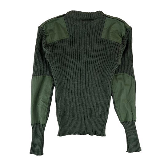 British Army Olive Green Pullover Jumper - Medium