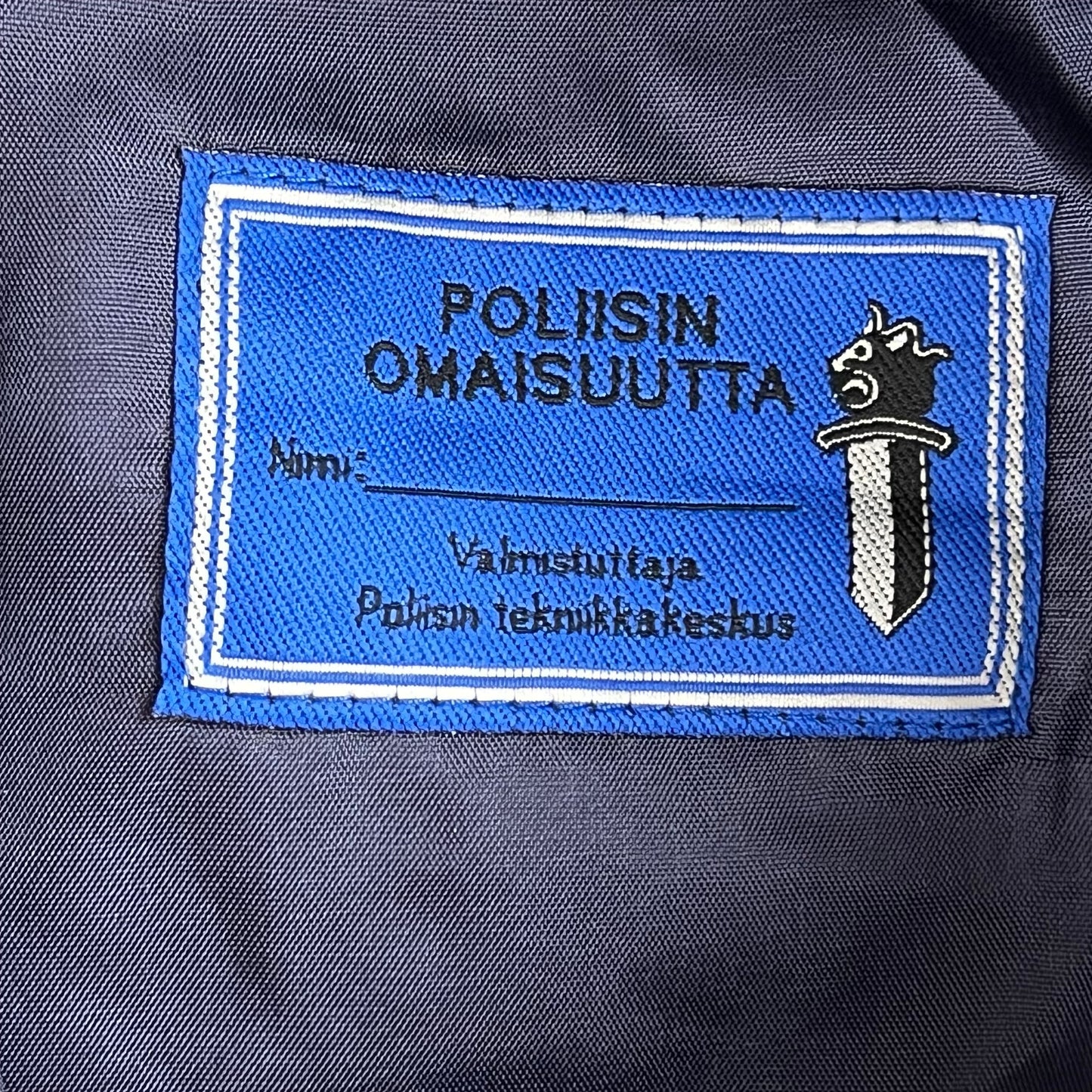 Finnish Police Summer Cap w/ Badge - Medium 57cm