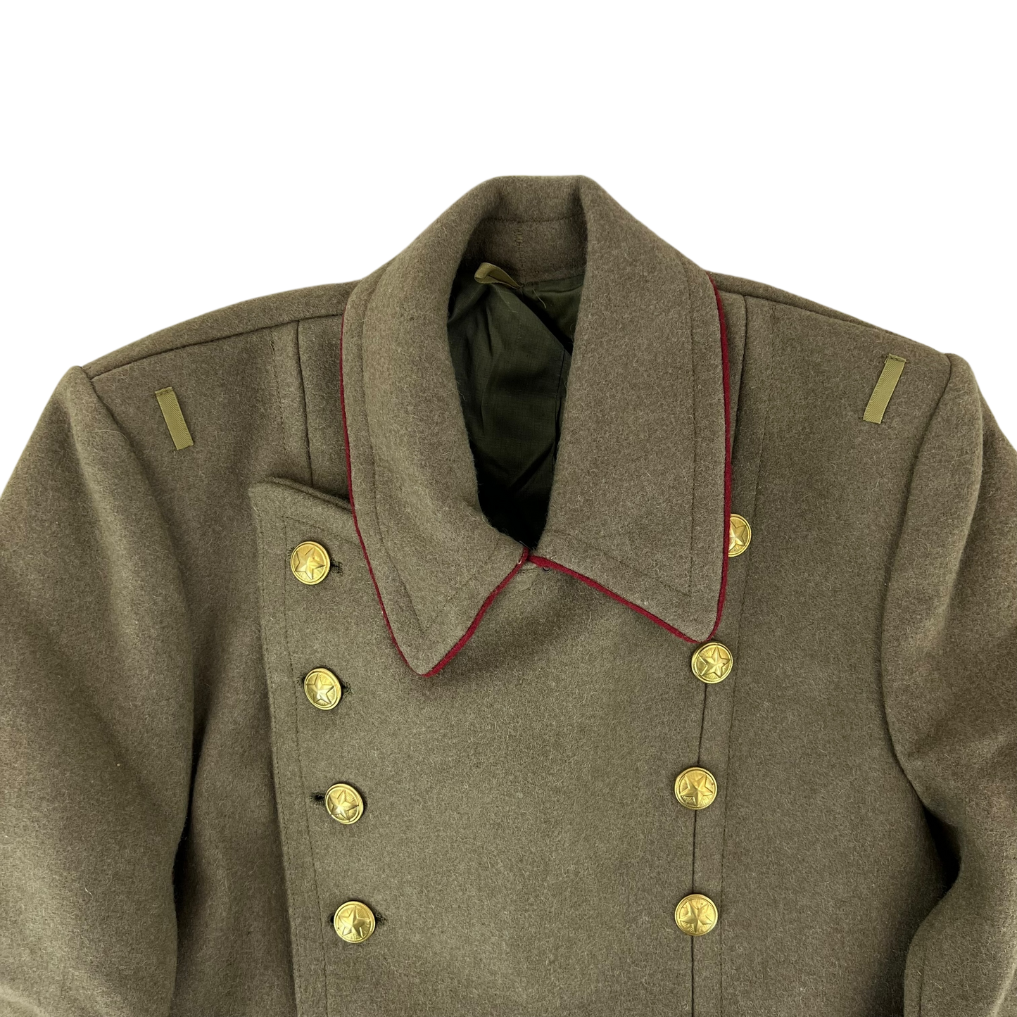 Bulgarian People's Army Khaki Wool Greatcoat - Medium