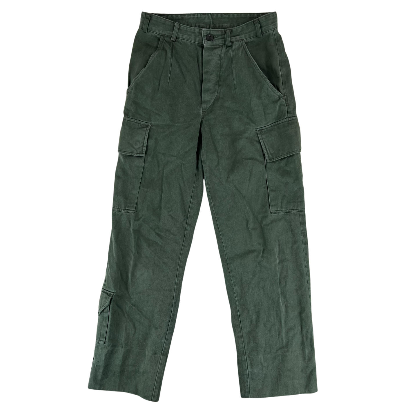 Dutch Army Olive Green Fatigue Trousers - W28 L29