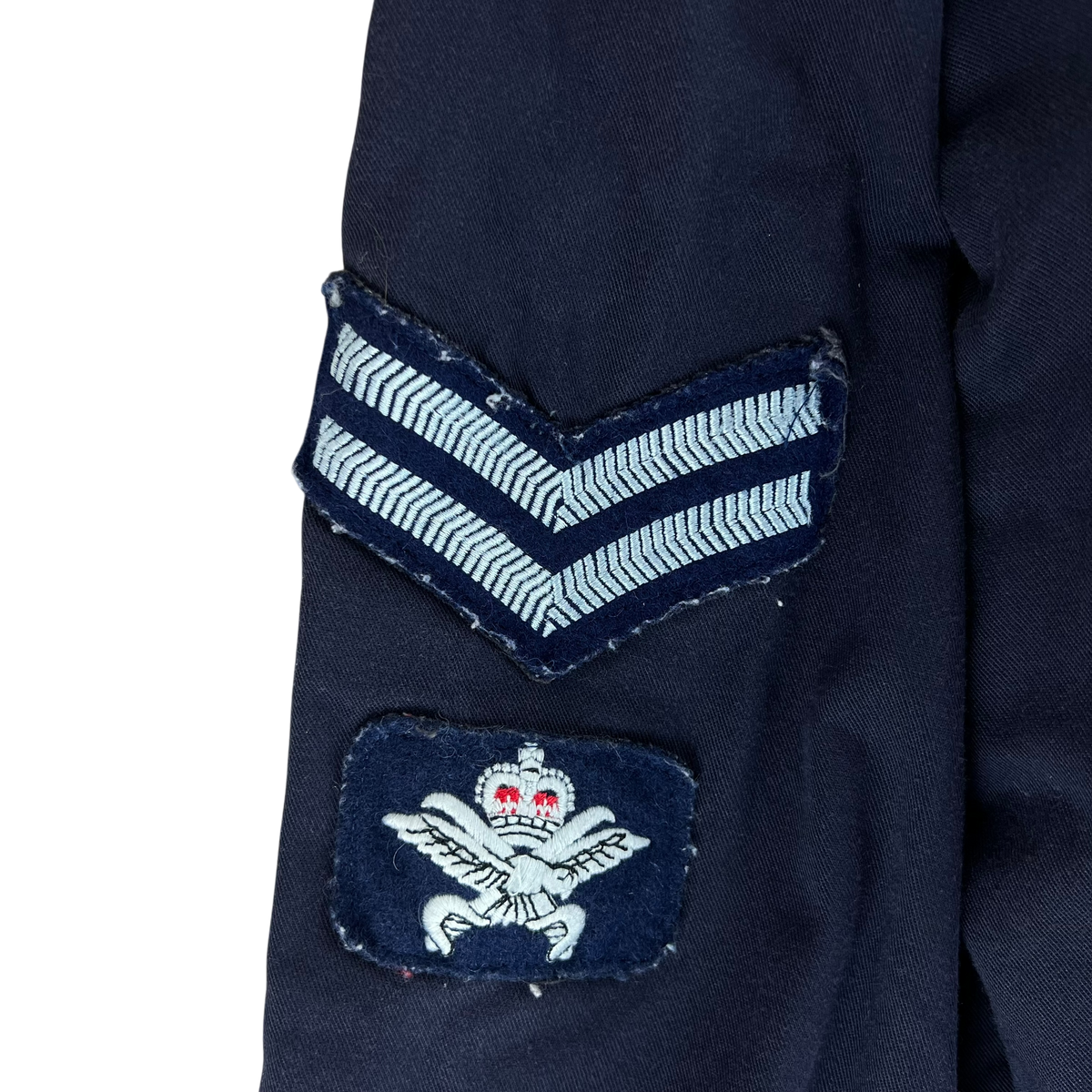 British Army / Tri-Services Navy Blue PTI Tracksuit Top Jacket - Large