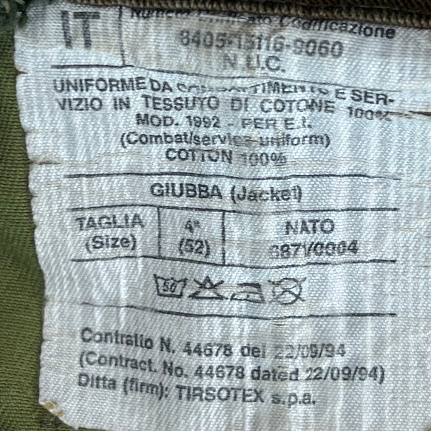 Italian Army Roma 90 Woodland Camouflage Combat Jacket - Medium