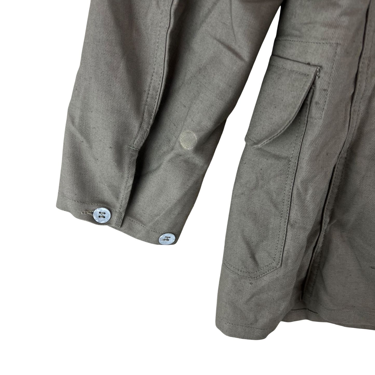 Swedish Army M40 "Grötrock" Brown Work Jacket - Medium