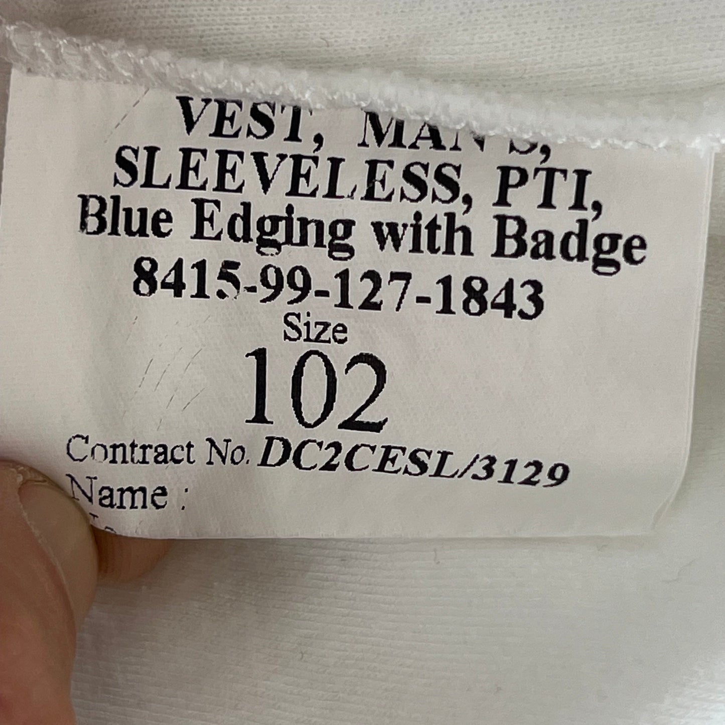 British RAF PTI Vest - Medium 102cm