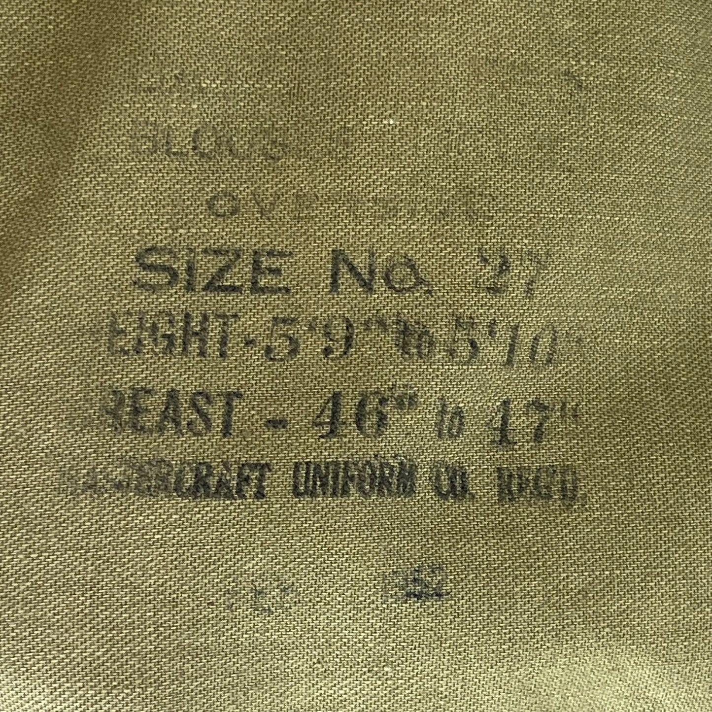 British Army 50s Khaki Ike Battle Dress Jacket - X Large