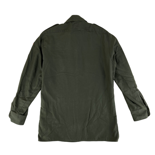 German Army Olive Green Long Sleeve Field Shirt - Medium GrNr3