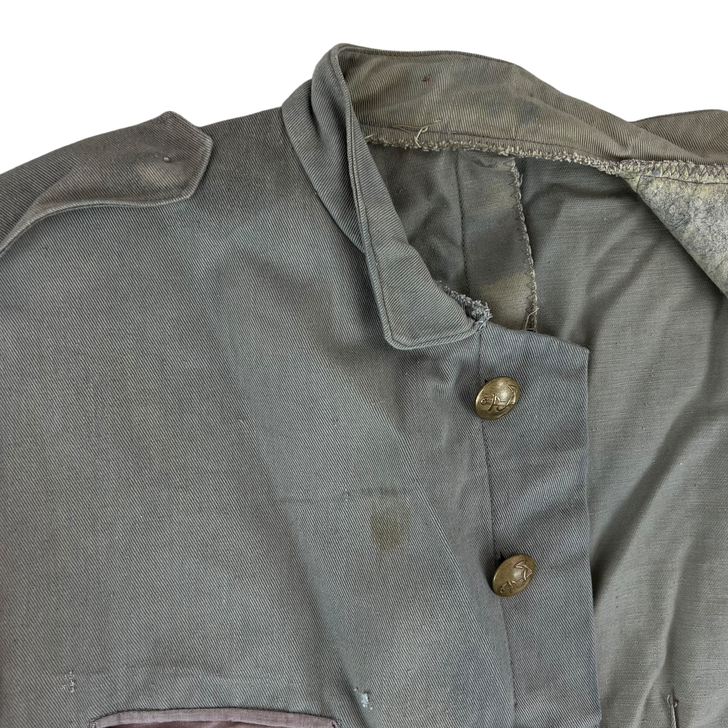 Finnish Navy Sailor's M/19 Drill Jacket - Medium