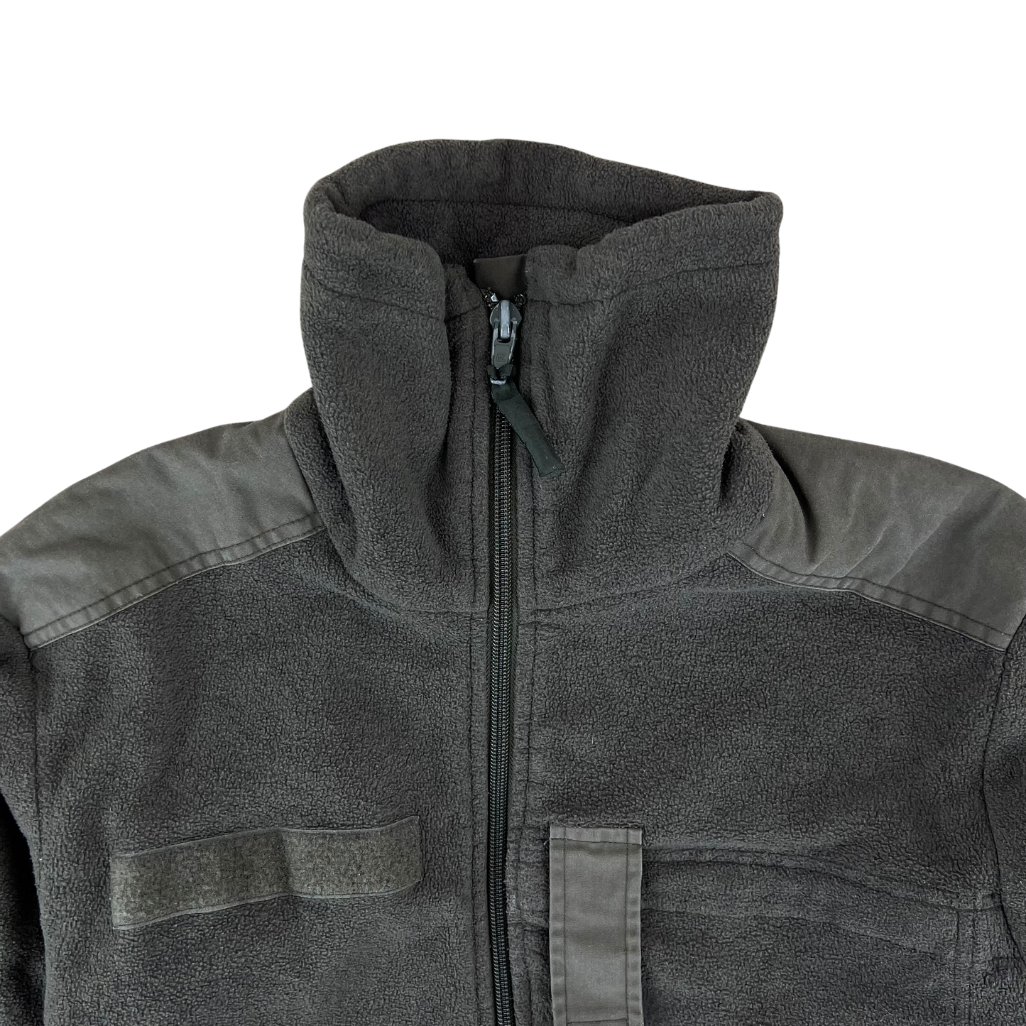 Austrian Army Olive Fleece Cardigan - Small 88-92 V/VI