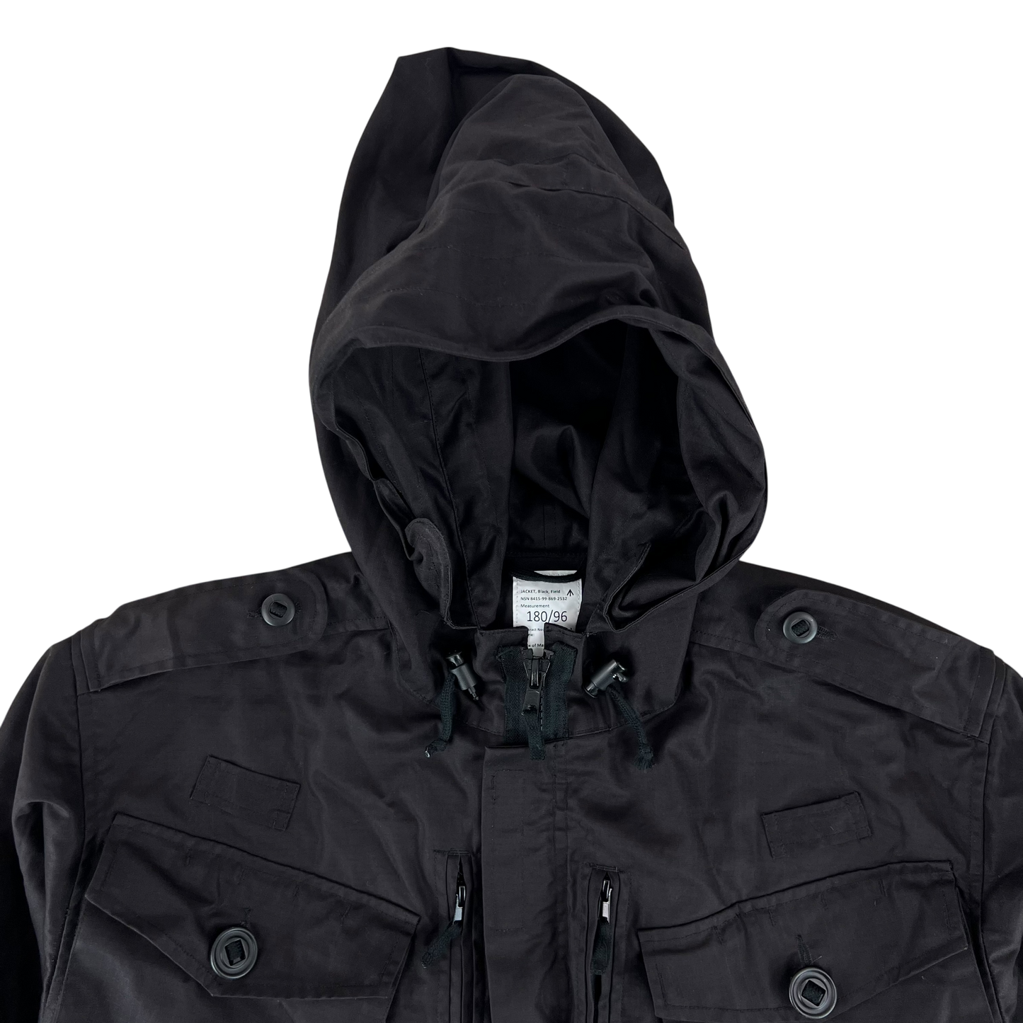 British Army SAS Police Black Field Jacket - Medium 180/96