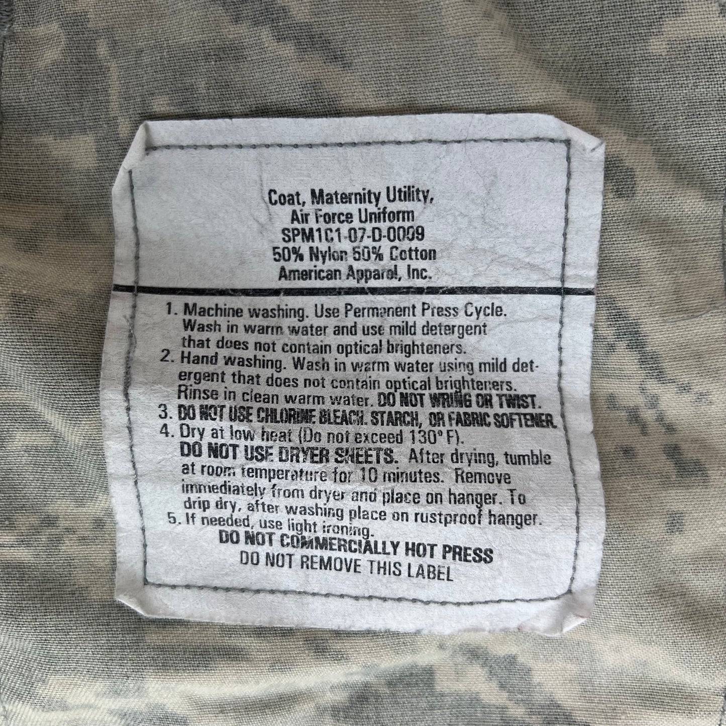 US Air Force Women's Digital Tiger Stripe Pixel Camouflage BDU Jacket - Small 6R