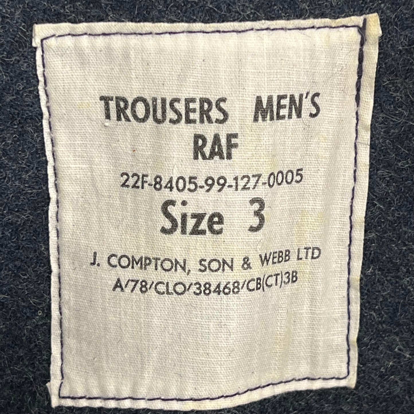 British Royal Air Force 60s Dress Trousers - W32 L27