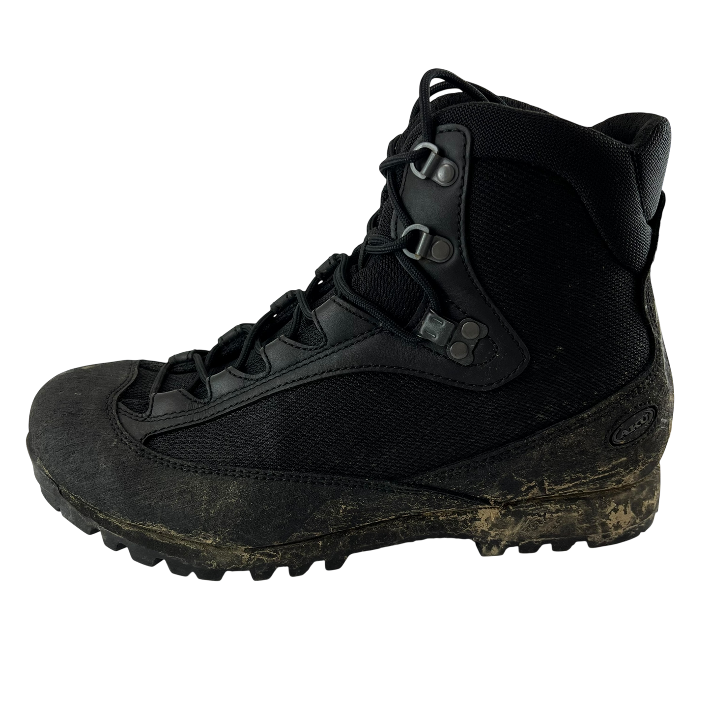 British Army AKU Black Combat Boots - Size 9M