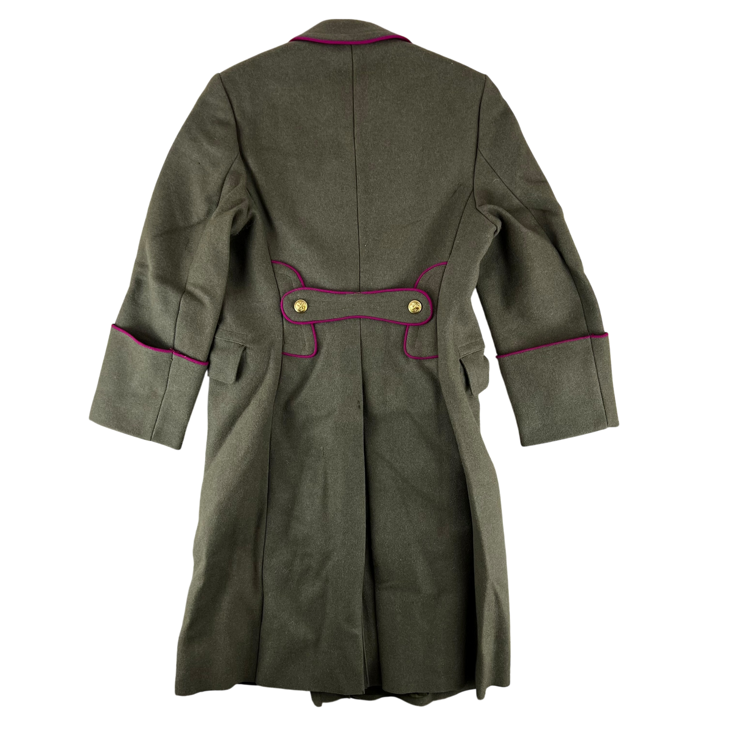 Bulgarian Army Khaki Wool Greatcoat - Medium