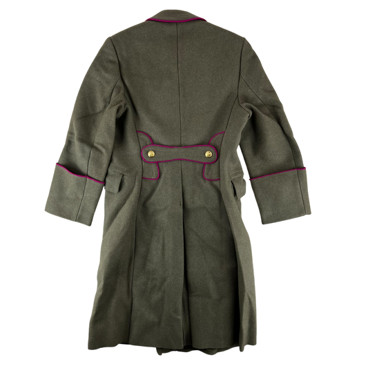 Bulgarian Army Khaki Wool Greatcoat - Medium