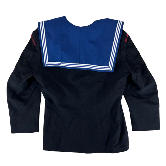 British Royal Navy 80s Class II Jumper Sailor's Top - Large