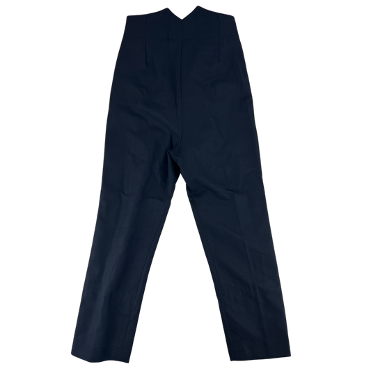 British Army Footguards Officers' Black Red Stripe Trousers - W32 L30.5