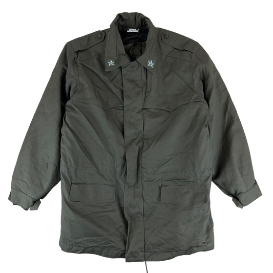Italian Army Roma 75 Olive Green Drab Parka w/ Winter Liner - Large