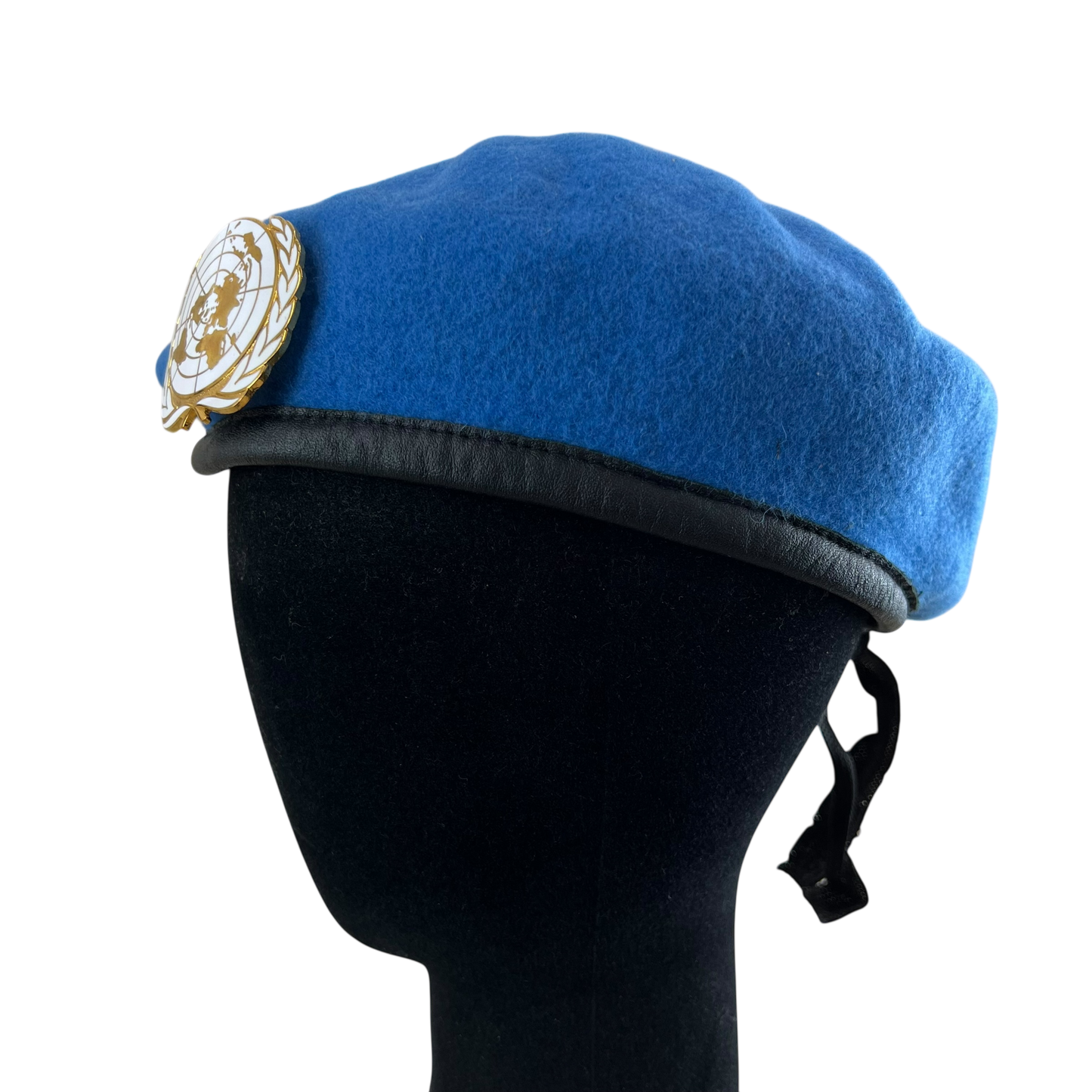 British Army UN Peacekeeper's Blue Beret w/ Badge - Small 56cm