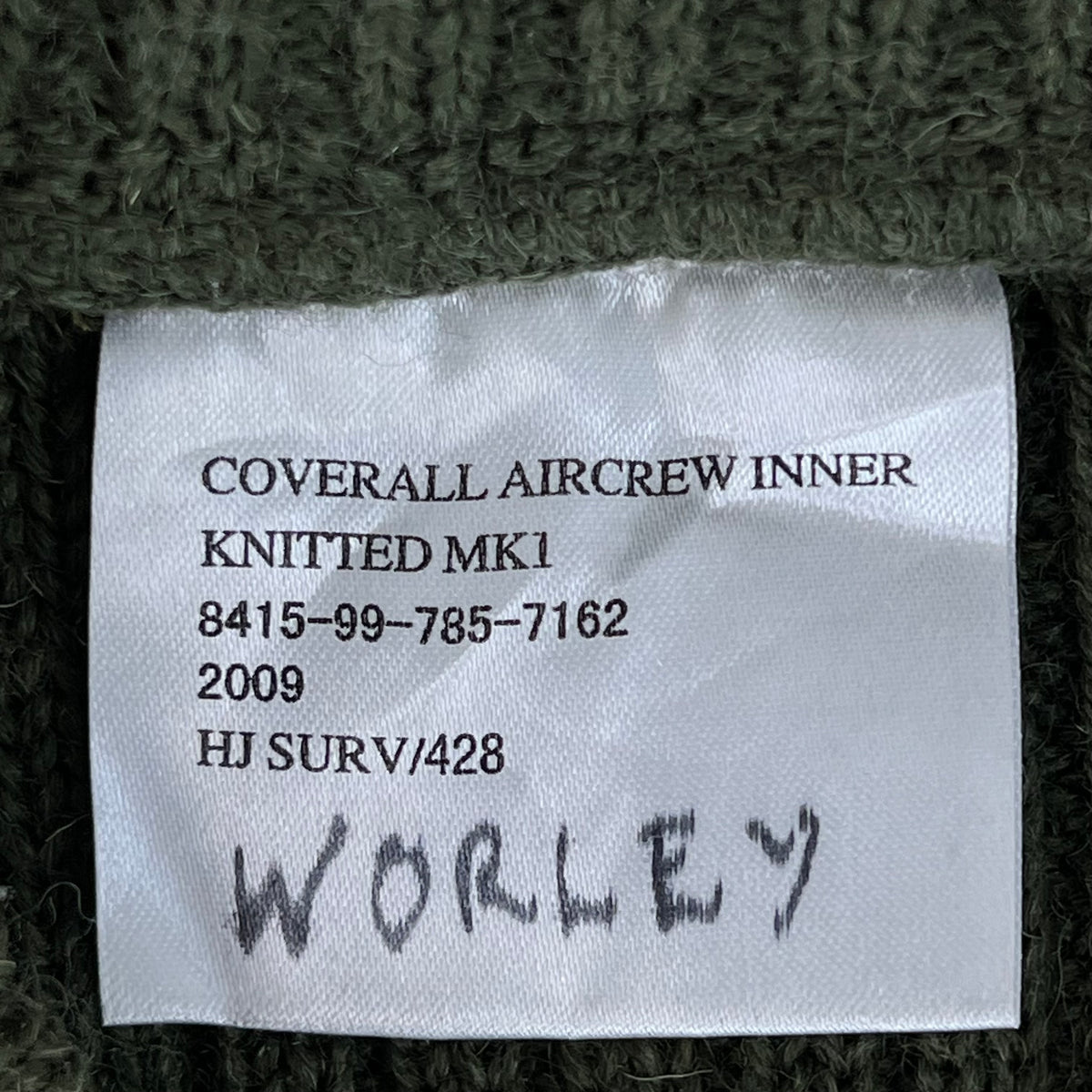 British RAF Aircrew Inner Knitted MK 1 Coverall - Medium