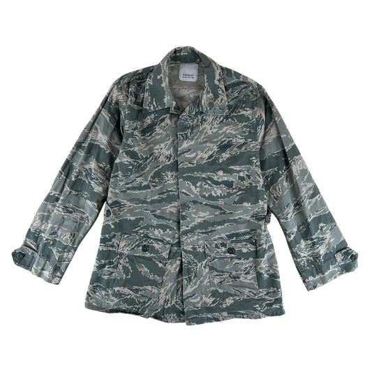 US Air Force Women's Digital Tiger Stripe Pixel Camouflage BDU Jacket - Small 6R