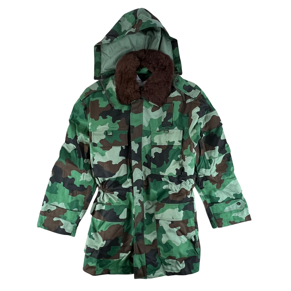 Serbian Army M93 Oak Leaf Camouflage Parka w/ Thermal Liner - Medium 172/100