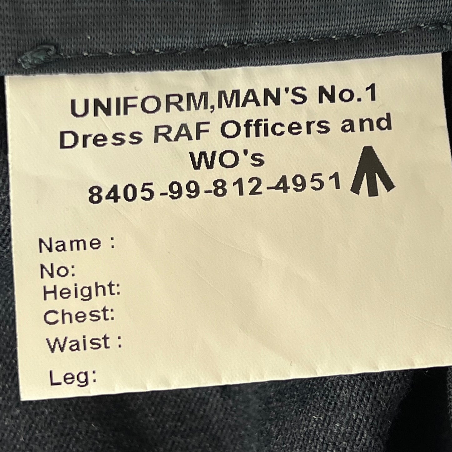 British RAF No. 1 Dress Trousers Officers & WO's - W33 L30