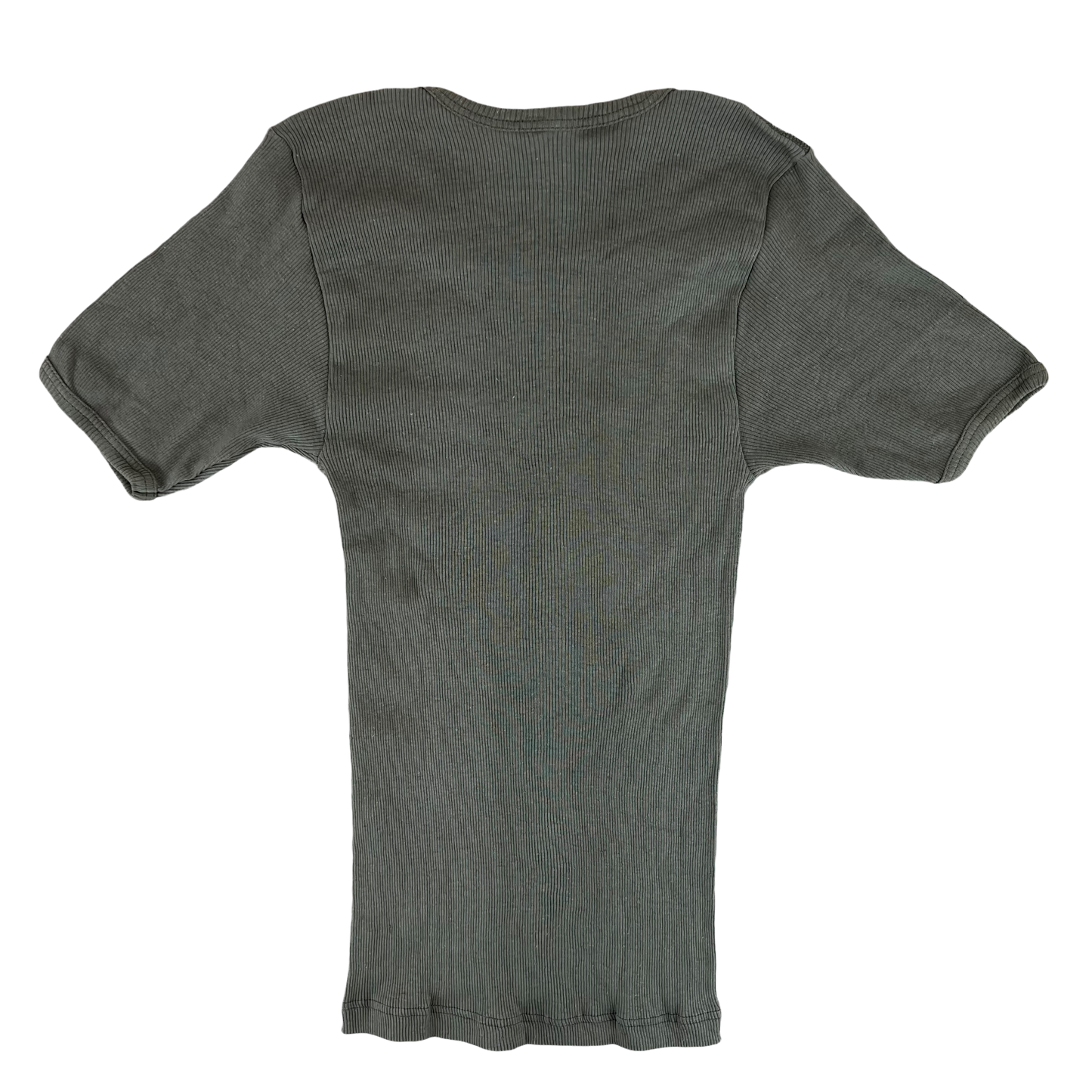 Austrian Army Ribbed Olive Brown T Shirt - XX Small