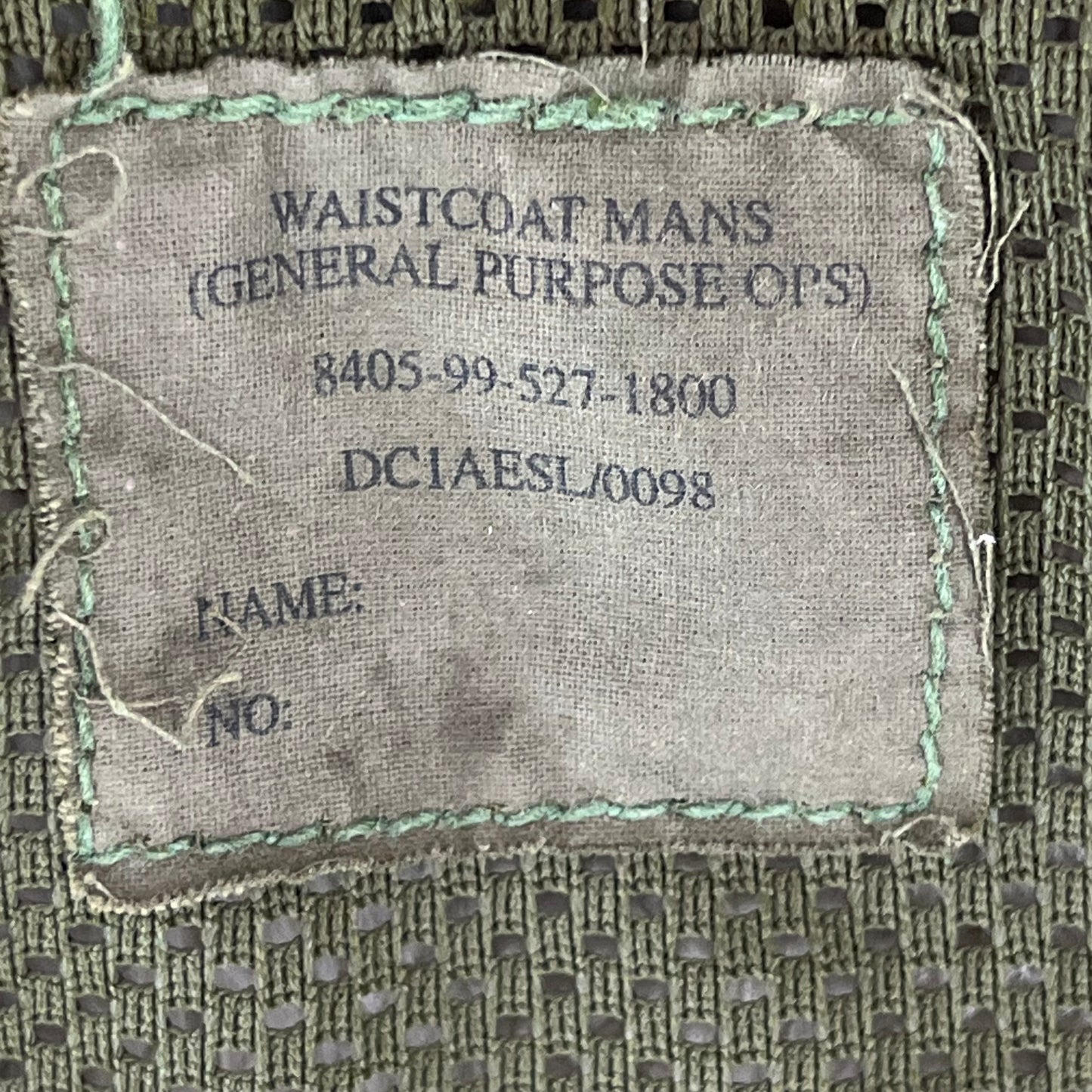 British Army Waistcoat Tactical Vest DPM Camouflage GP OPS