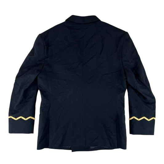 British Royal Naval Volunteer Reserves Black Dress Blazer Jacket - Large