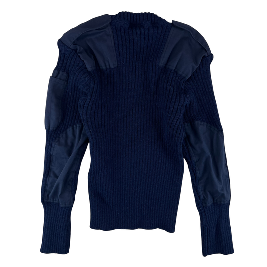 British Royal Navy Wool Crew Neck Pullover Jersey Jumper - Small