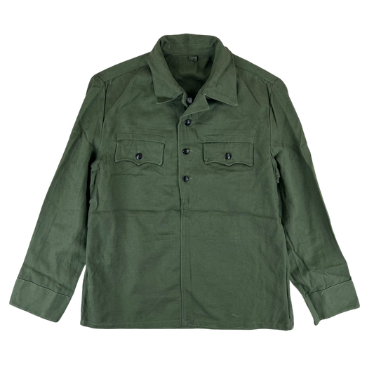 Bulgarian People's Army Cotton Olive Green Cossack Shirt - Medium