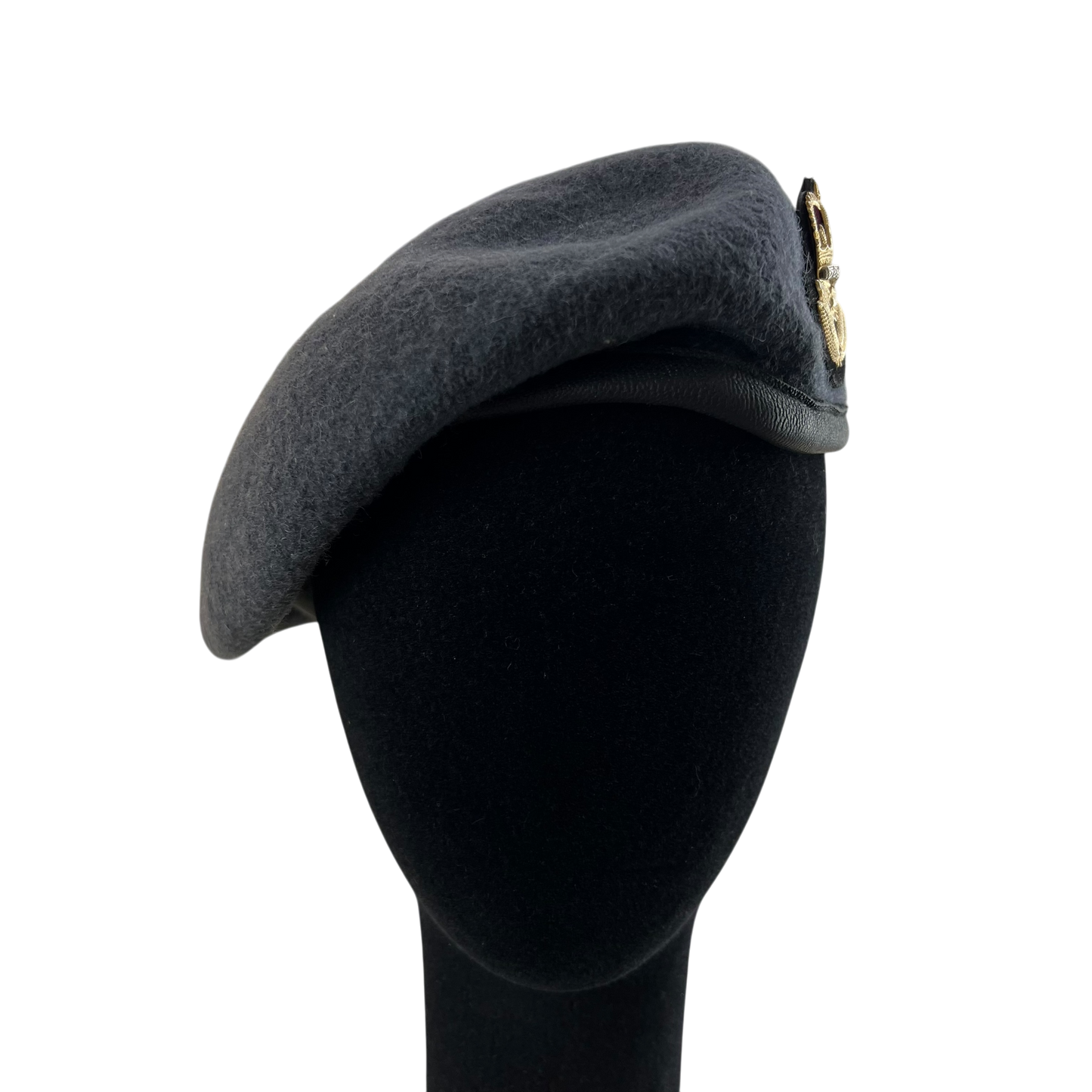 British RAF Beret w/ Officer's Badge - Large