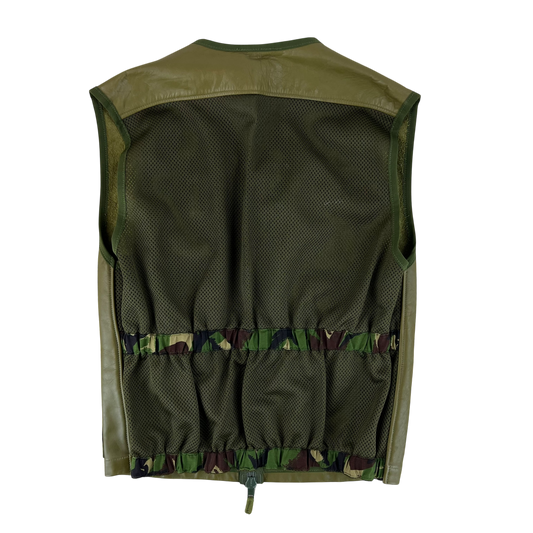 British Army Protective Leather Jerkin Vest - Medium 170/96