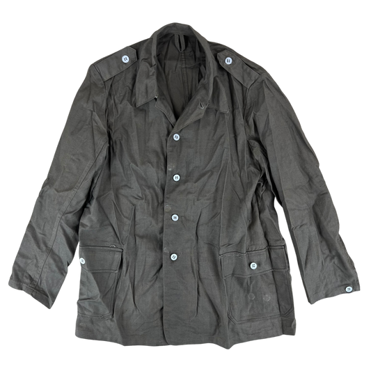 Swedish Army M40 "Grötrock" Brown Work Jacket - Large