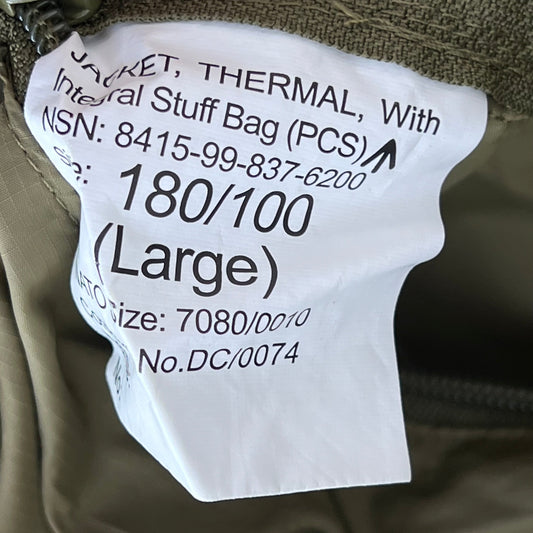 British Army Thermal Buffalo Pullover Smock - Large