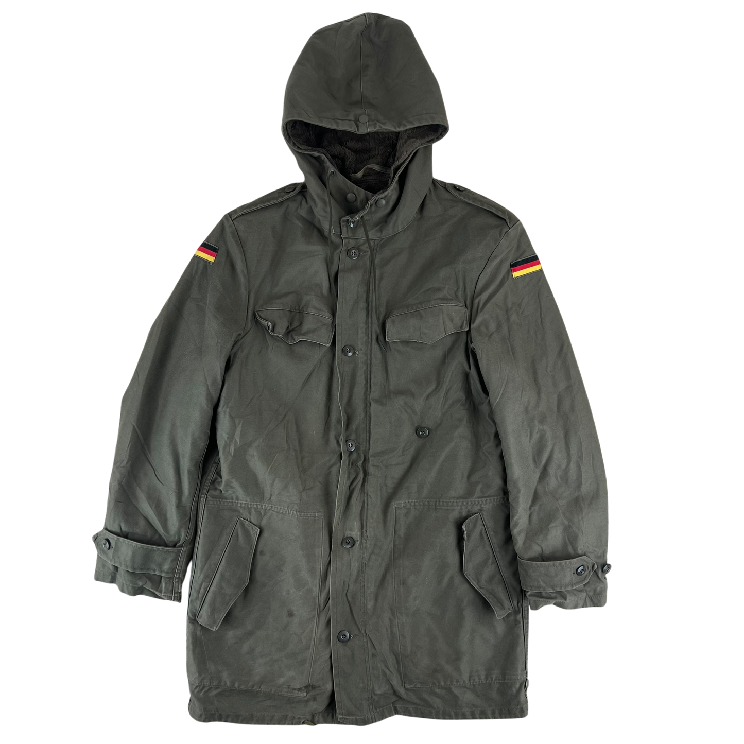 German Army Parka w Thermal Liner Olive Drab - Medium