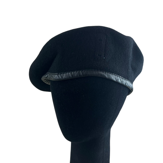 Finnish Navy M91 Black Beret - Medium 57cm