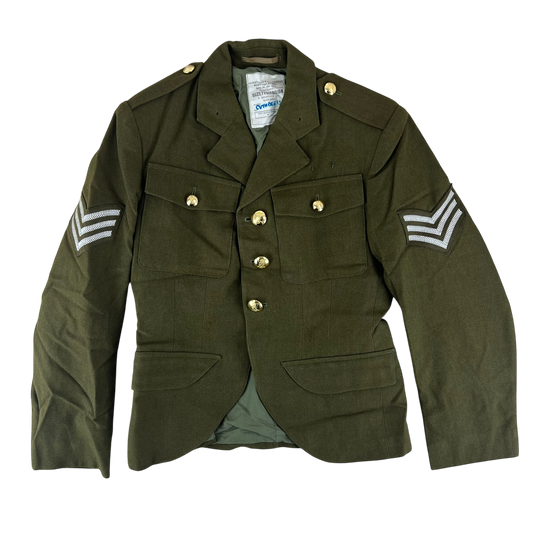 British Army 1980 Scottish Pattern No. 2 Olive Green Dress Jacket - Royal Regiment of Scotland - Medium 170/100