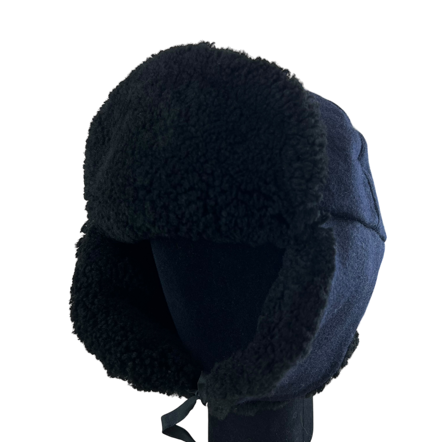 Finnish Air Force Faux Fur Ushanka Hat - Medium