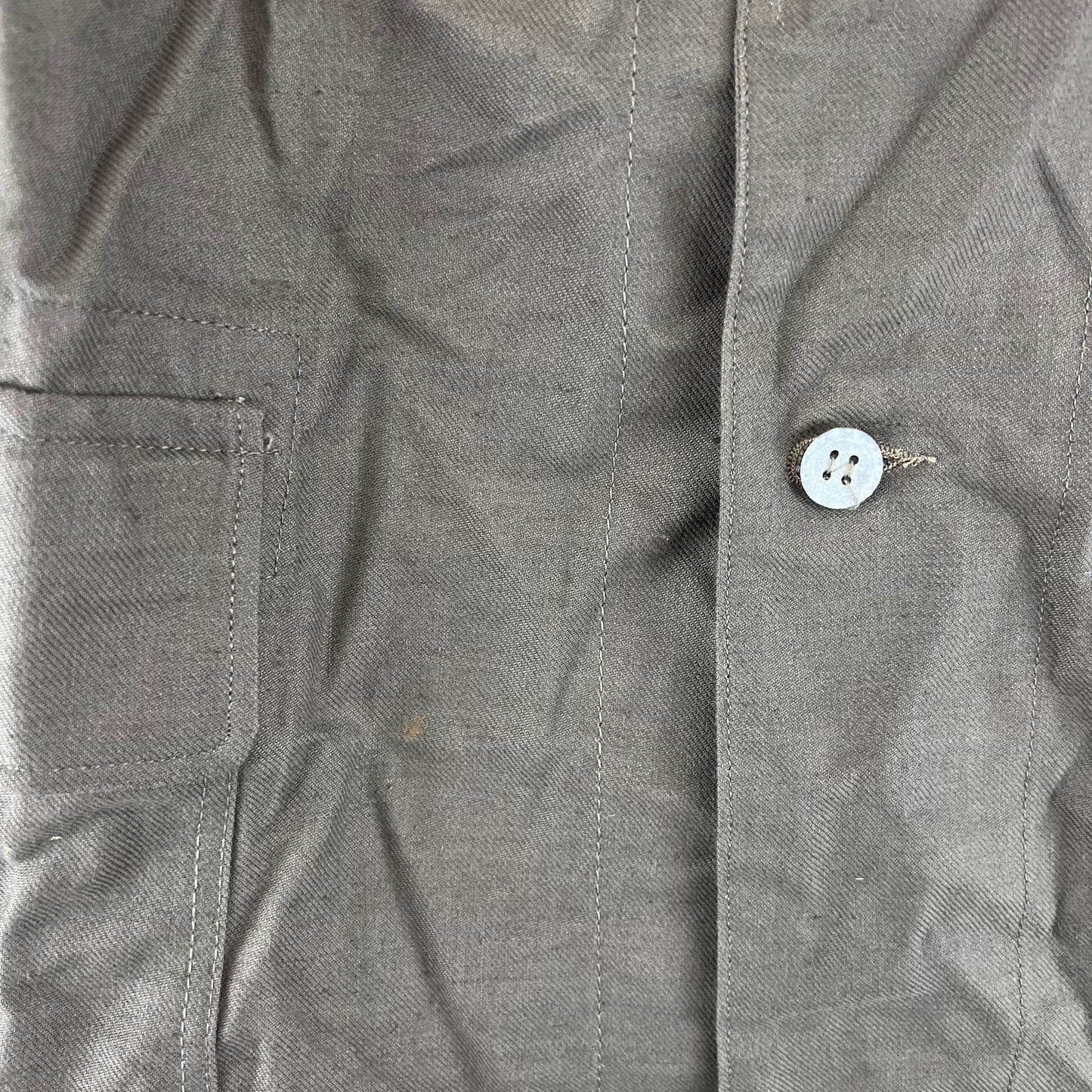 Swedish Army M40 "Grötrock" Brown Work Jacket - Medium
