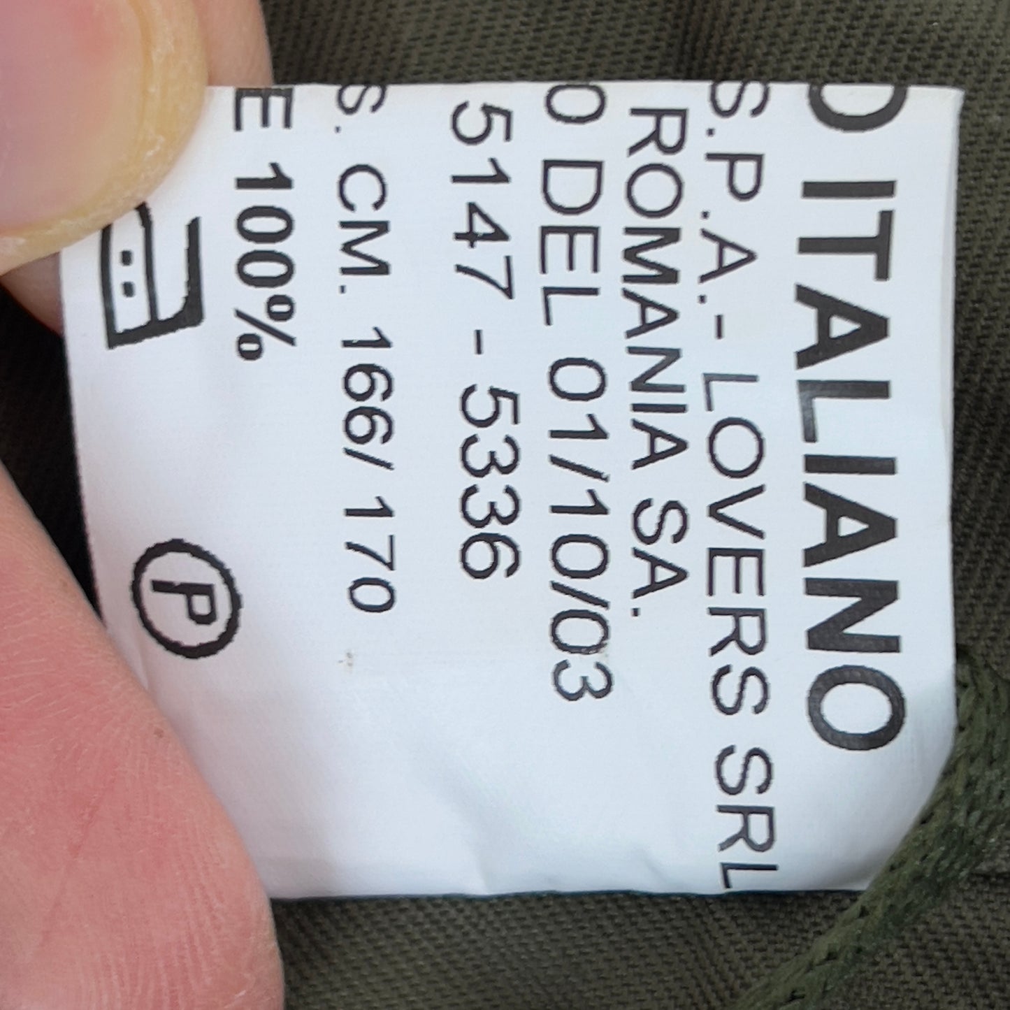 Italian Army Roma 75 Olive Green Drab Parka w/ Winter Liner - Large