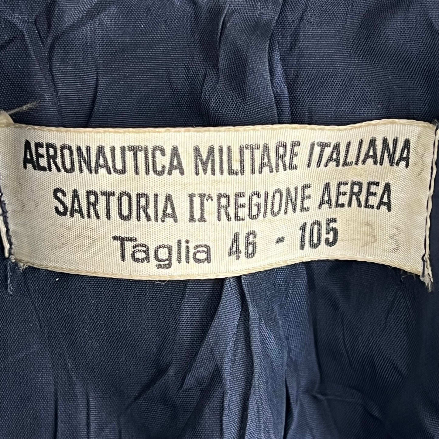 Italian Navy Air Corps 1970s Junior Officer's Greatcoat - Medium