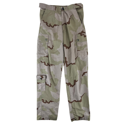 Dutch Army M93 Desert Tricolour Camouflage Combat Trousers - W32 L33.5