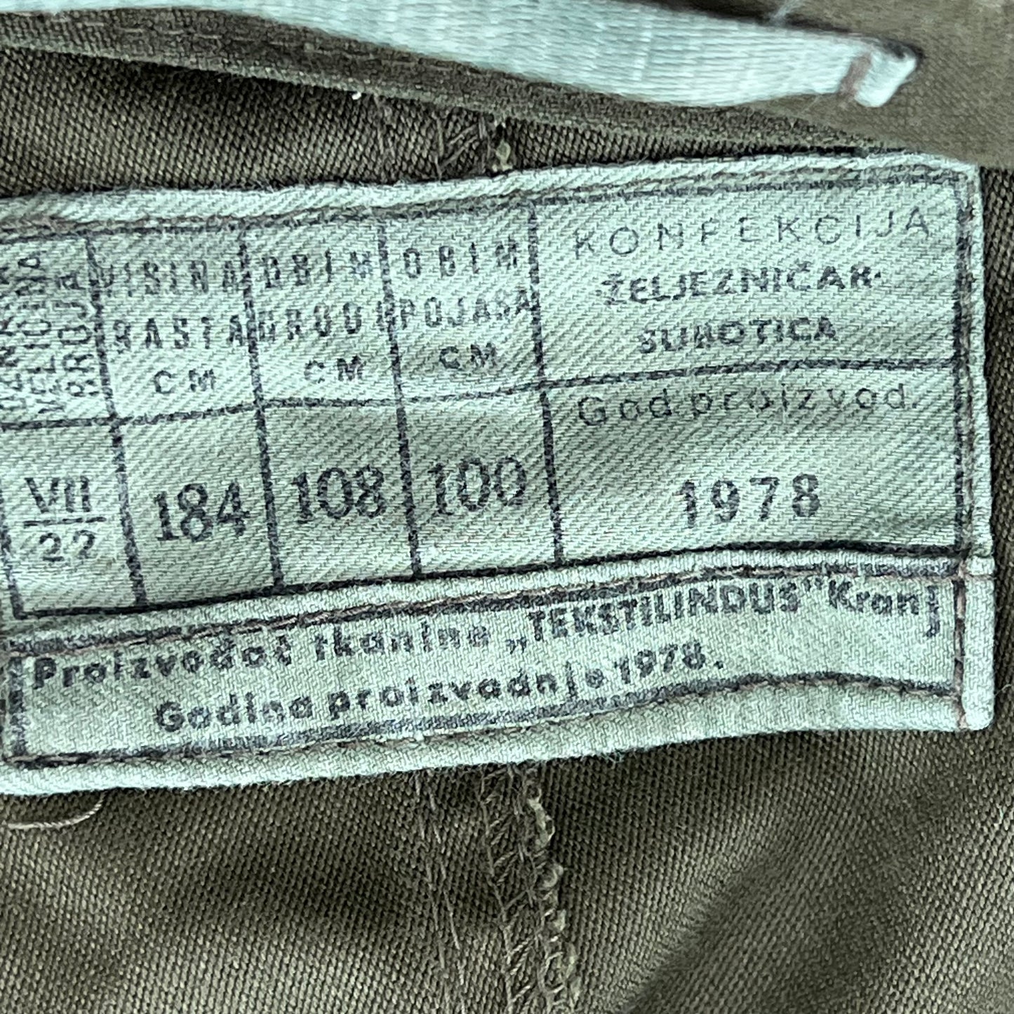 Yugoslav Army M77 Olive Green Parka - X Large